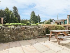 Stable cottage patio