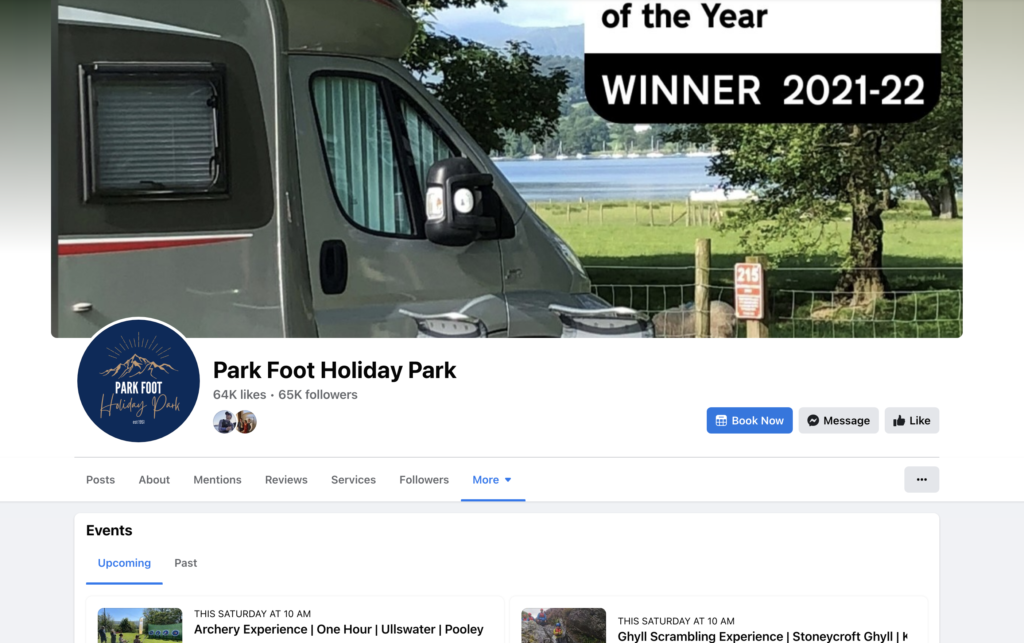 Lake District Campsite